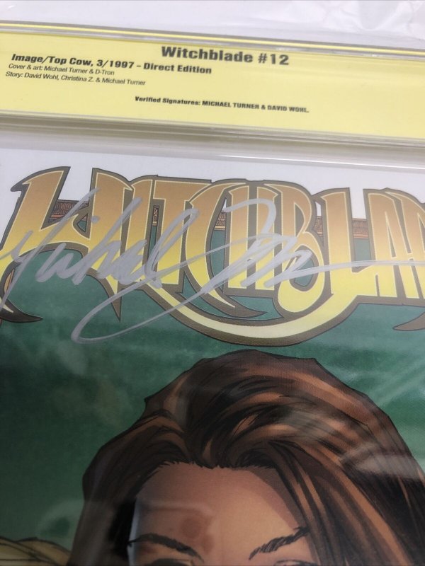Witchblade (1997) # 12 (CBCS 9.4) Signed Michael Turner & David Wohl