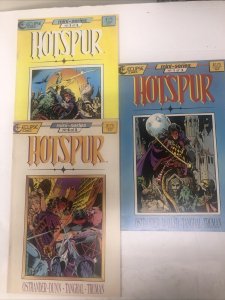 Hotspur (1987) Set #1-3 • Eclipse Comics • Truman • Tanghal  • Ostrander • Dunn