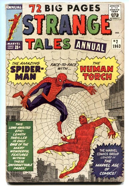 STRANGE TALES ANNUAL #2--early spider-man-kirby-ditko-nice copy