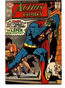 Action Comics #363 comic book 1968- Superman- Leper from Krypton- Supergirl