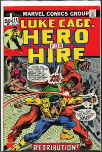 Hero for Hire #14 (1973) Luke Cage [Key Issue]