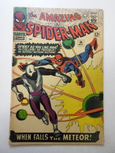 The Amazing Spider-Man #36 (1966) VG Condition centerfold detached top staple