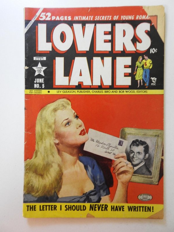 Lovers' Lane #5 (1950) Golden Romance! Solid Good+ Condition!