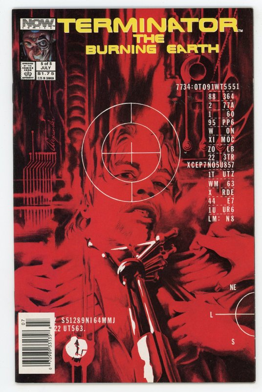 Terminator: The Burning Earth #5 Dark Horse Alex Ross Newsstand NM-