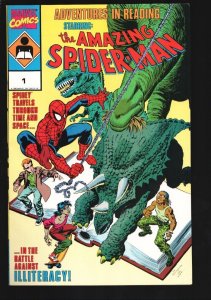 Amazing Spider-Man-Adventures in Reading #1 1990-Marvel-First issue-Promo com...