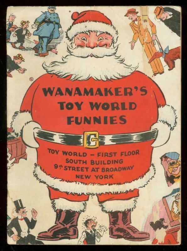 WANAMAKER'S TOY WORLD FUNNIES-1933-FUNNIES ON PARADE