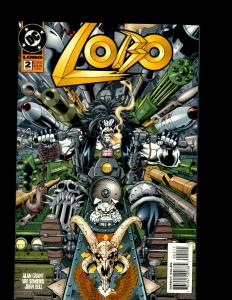 Lot of 12 Lobo DC Comic Books #1 2 3 4 5 7 8 9 0 10 11 12 J407