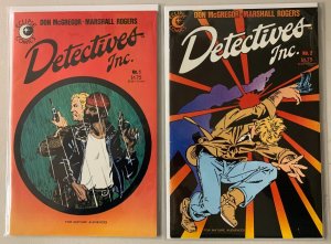 Detectives Inc. set #1-2 Eclipse 1st Series (6.0 FN) (1985)