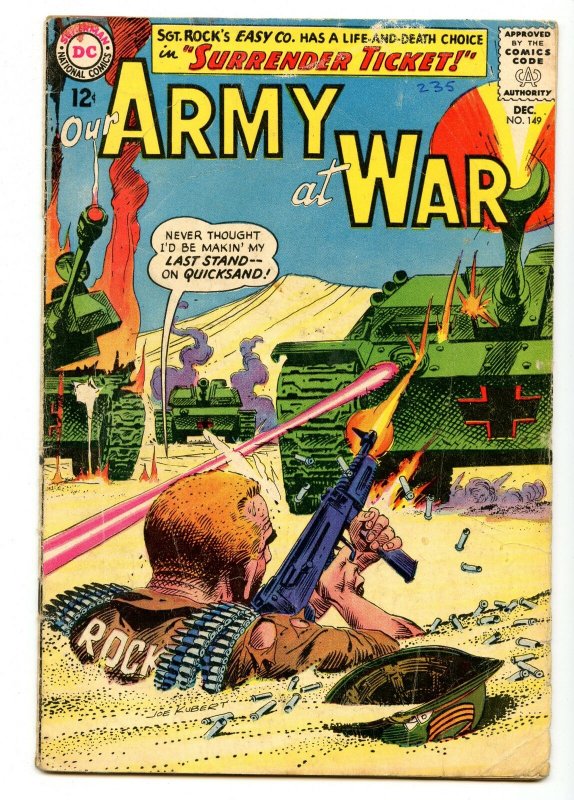 Our Army At War 149 Dec 1964 VG- (3.5)