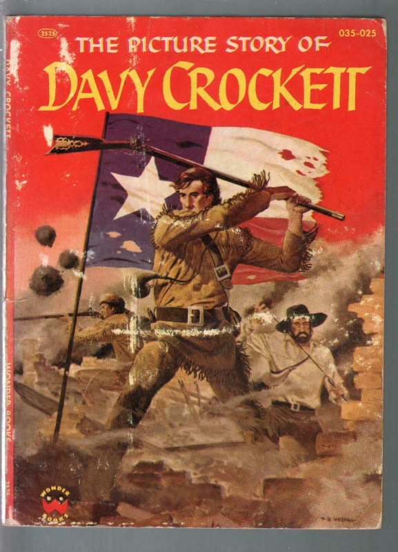 Picture Story of Davy Crockett #2525-Alamo cover-H B Vestal art-G/VG ...