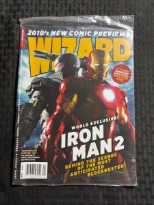 2010 WIZARD Magazine #221 SEALED Iron Man 2 Movie Cover