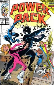 Power Pack #33 VF ; Marvel | New Mutants
