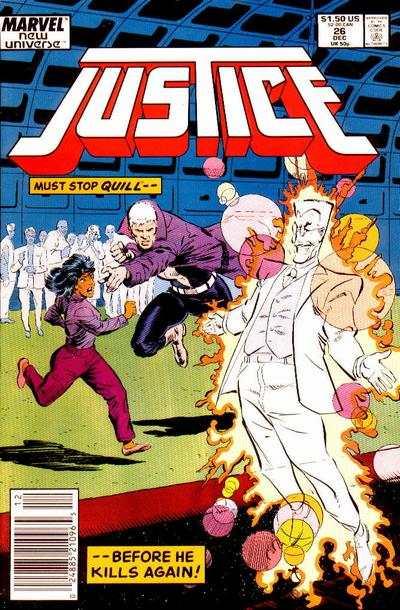 Justice (1986 series) #26, NM (Stock photo)