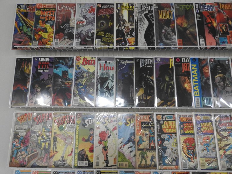 Huge Lot 120+ Comics W/ Superboy, Batman, Action Comics+ Avg Fine Condition!