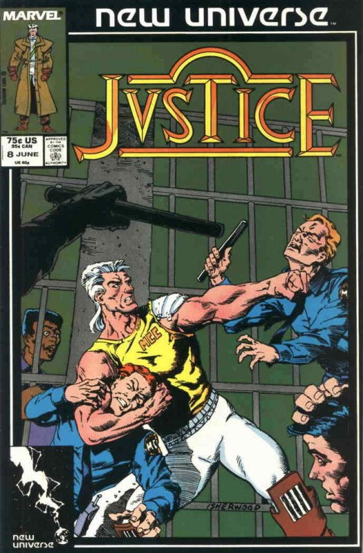 Justice (Marvel) #8 FN; Marvel | New Universe - we combine shipping 