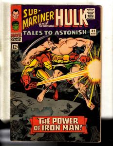 Tales To Astonish # 82 FN Marvel Comic Book Incredible Hulk Sub-Mariner FM6