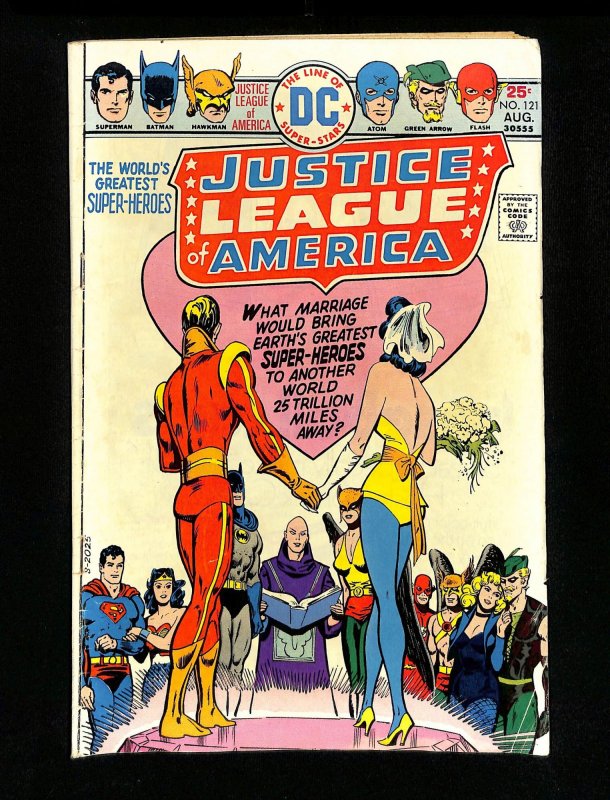 Justice League Of America #121 Ernie Chan Cover Art! Adam Strange App!
