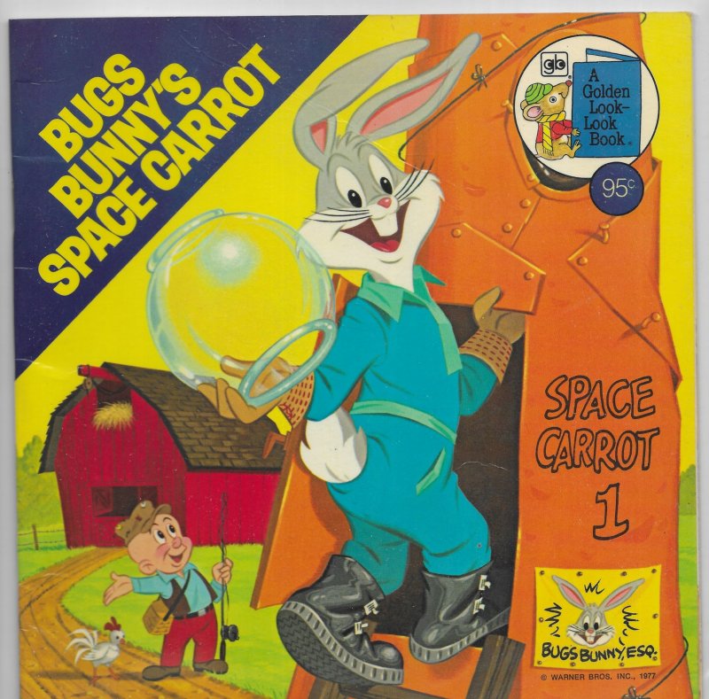 Bugs Bunny's Space Carrot (A Golden Look-Look Book) VG