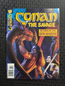1996 CONAN THE SAVAGE Magazine #7 FN+ 6.5 Rafael Kayanan