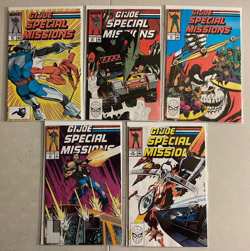 GI Joe Special Missions lot #1-28 Marvel (average 6.0 FN) 21 diff (1986 to 1989)
