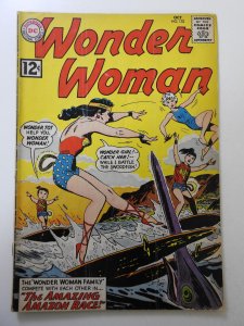 Wonder Woman #133 (1962) GD+ Condition moisture stain