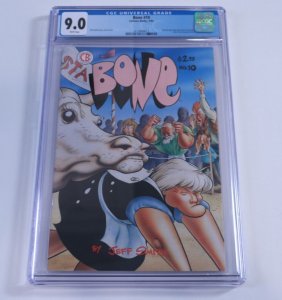 Jeff Smith Bone #10 Cartoon Books 1993 CGC 9.0