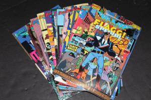 LARGE LOT! First Comics AMERICAN FLAGG! 24 Comics ~Includes Special#1 VF (HX748)