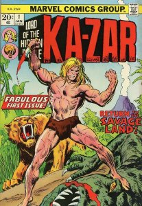 Marvel Comics Ka-Zar #1 (1974)Comic Book Grade F/VF 7.0