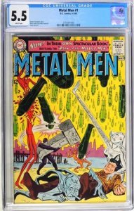 Metal Men #1 (1963) CGC Graded 5.5 First solo series featuring the Metal Men