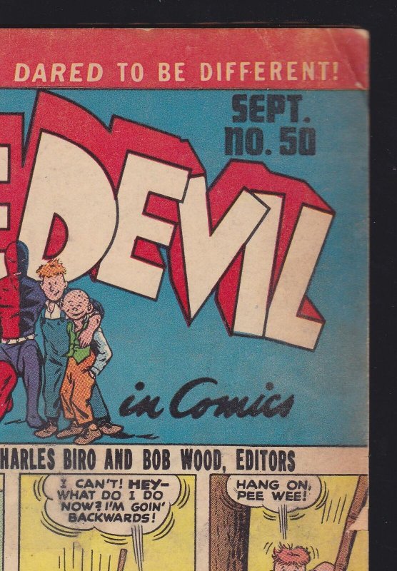 Daredevil Comics #50 3.0 GD/VG Lev Gleason - Sep 1948