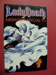 LADY DEATH SWIMSUIT SPECIAL  #1 FIRST PRINT  CHAOS COMICS (9.4 or better)