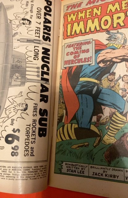 Journey into Mystery #125 (1966) welcome Hercules