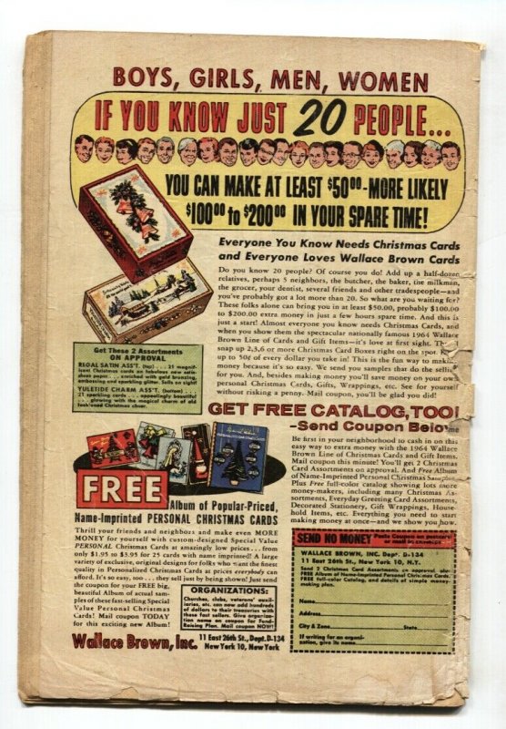 FANTASTIC FOUR #31 comic book 1964-MOLE MAN-AVENGERS FR/G