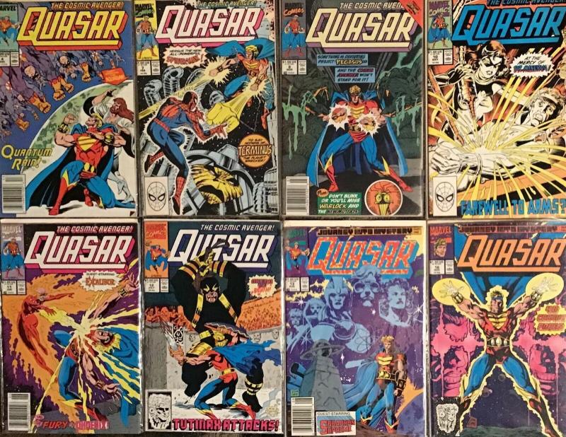 QUASAR (MARVEL)#4,7,8,10,11,12,13,16 ALL IN NM CONDITION 8 BOOK LOT
