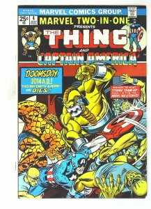 Marvel Two-In-One (1974 series)  #4, VF+ (Actual scan)