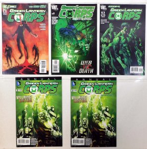 Green Lantern Corps Lot 5 #2, 63, Annual 2 x2, Recharge 2 2011 DC Comics