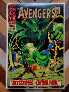 AVENGERS #45 GD+ 2.5 (Marvel 1967) Super-Adaptoid, HERCULES Joins BUSCEMA + HECK