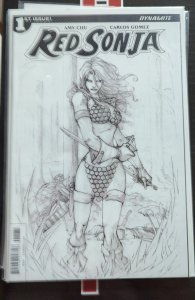 Red Sonja #1 Cover H Retailer Incentive B&W Camuncoli (2017)