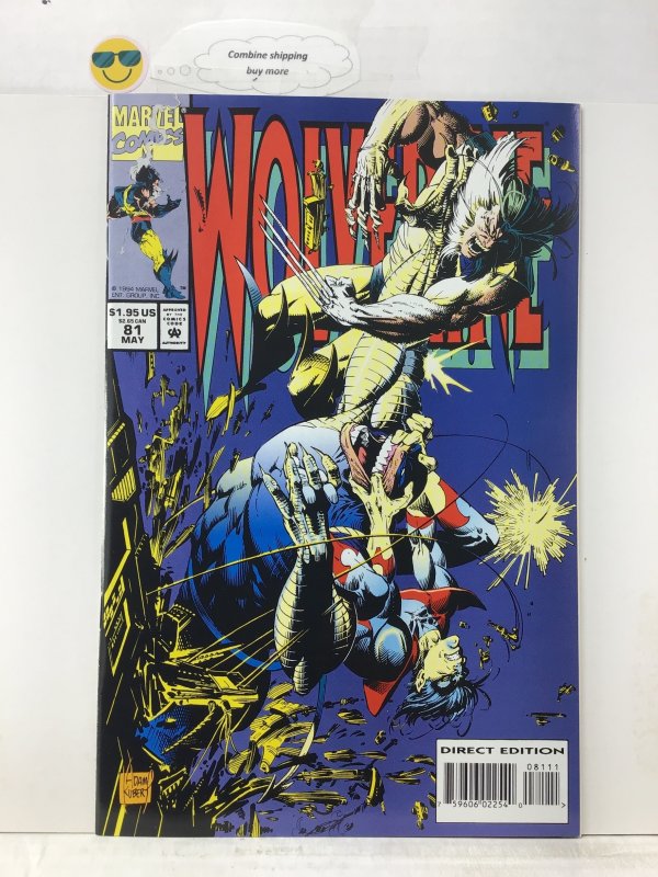 Wolverine #81 (1994) NM Adam Kubert Art