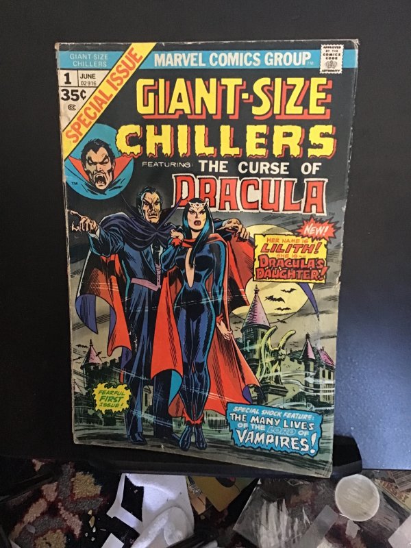 Giant-Size Chillers featuring Dracula (1974) affordable grade, 1st Lilith!  VG