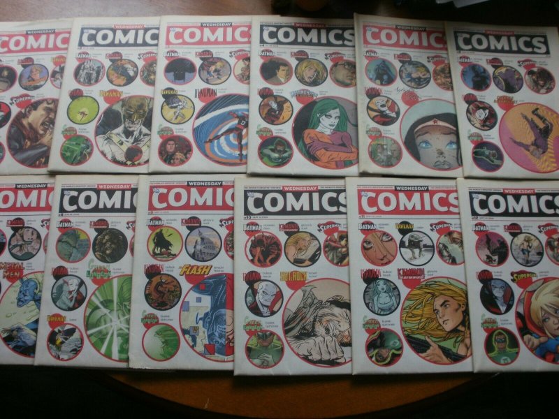 12 DC WEDNESDAY COMICS #1 2 3 4 5 6 7 8 9 10 11 12 (2009) Complete Super Hero