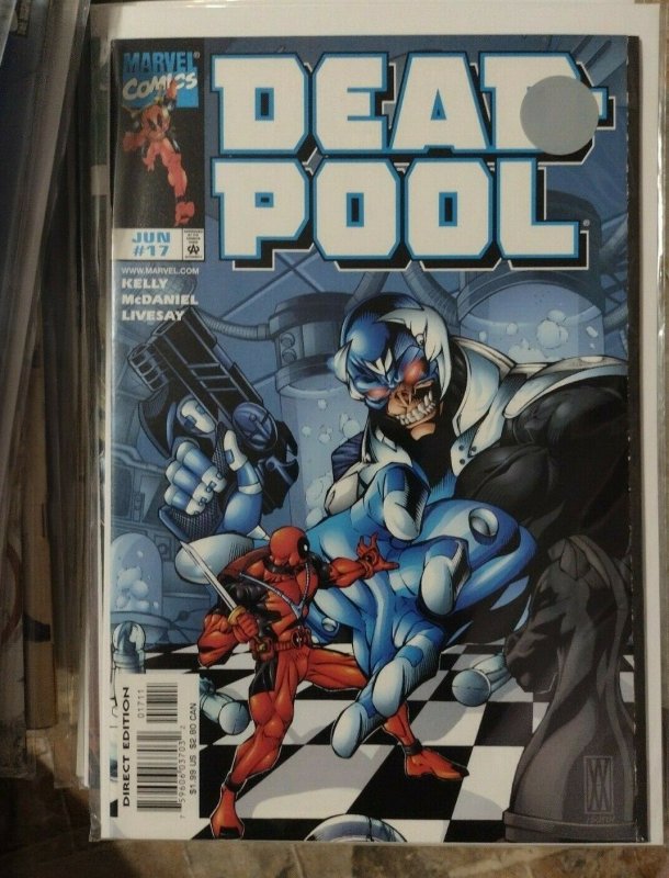 Deadpool # 17 1998 Marvel  JOE KELLY MERC WITH A MOUTH MUTANT FUN