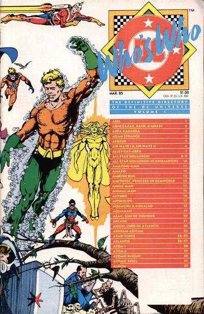 Who's Who: The Definitive Directory of the DC Universe #1, VF (Stock photo)