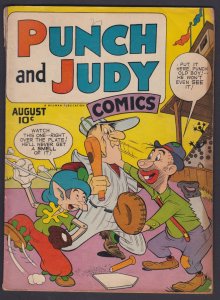 Punch and July #Vol 2 #12 Kirby VG- 3.5 Hillman Comic - Aug 1947