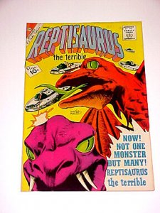 REPTISAURS V.2#3-1962-HI GRADE!!!!! FN/VF