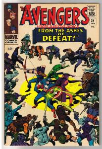 AVENGERS #24, VF, Captain America, Witch, Don Heck, 1963, more in store