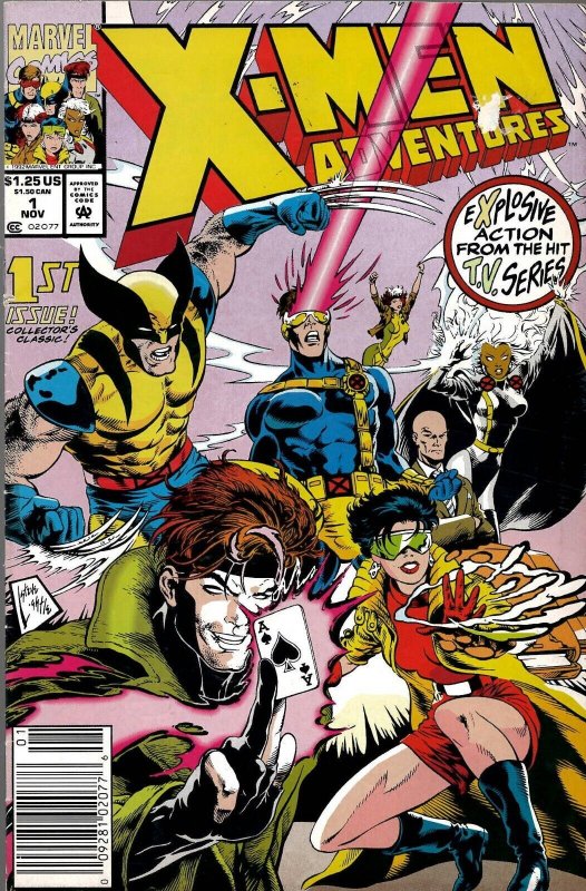 X-Men Adventures #1 VINTAGE 1992 Marvel Comics 1st Morph X-Men '97 Animated
