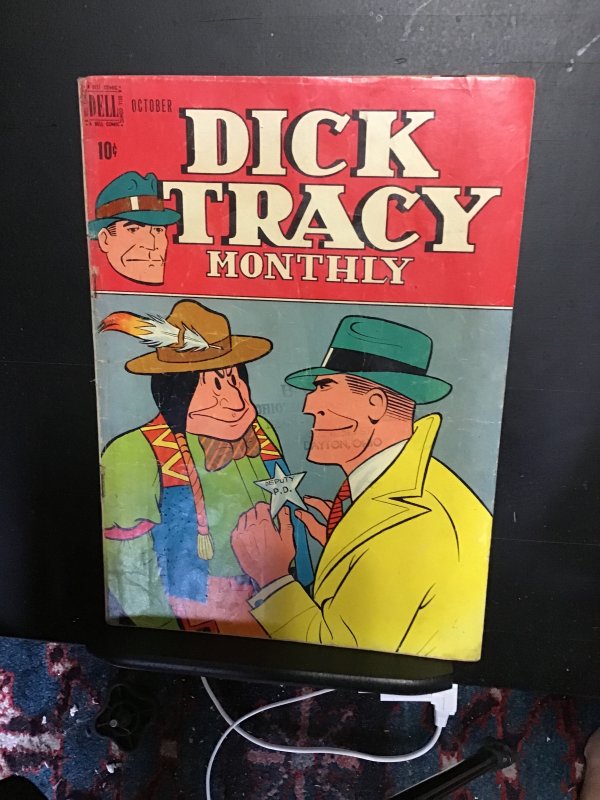 Dick Tracy Monthly #10 (1948) Golden age affordable key! VG+ Wow!