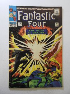 Fantastic Four #53 (1966) VG Condition moisture stain