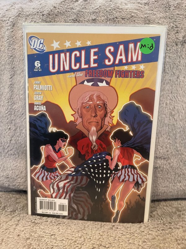 Uncle Sam And The Freedom Fighters Comic Books Modern Age Dc Comics Superhero